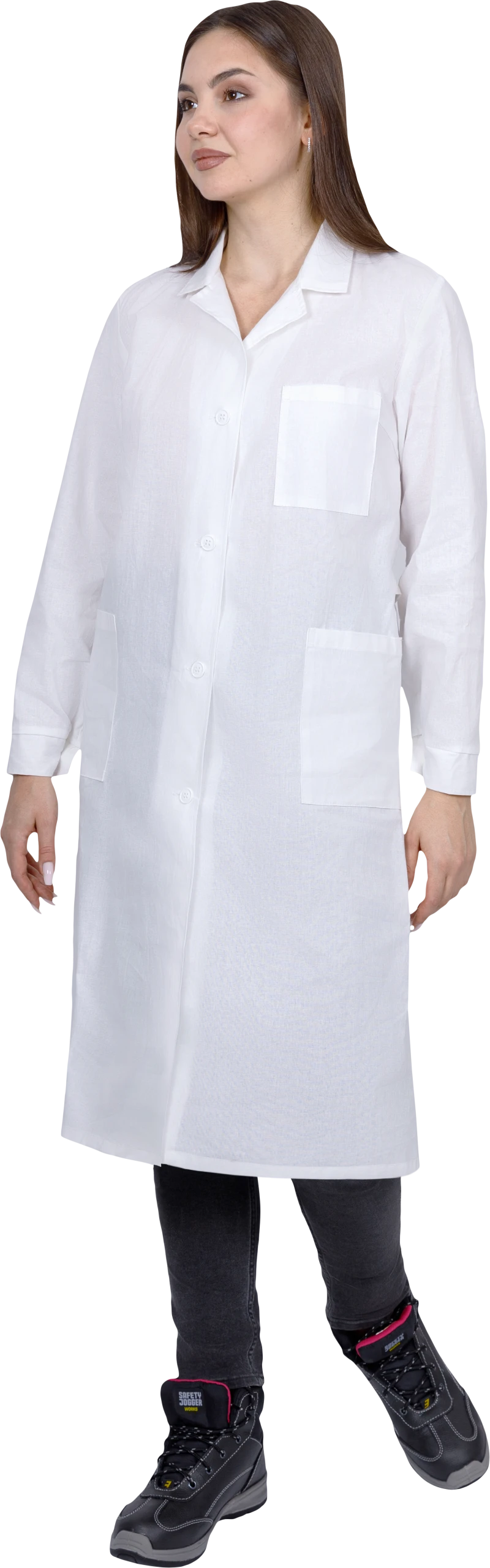 Халат БЯЗЬ женский от ОПЗ, белый