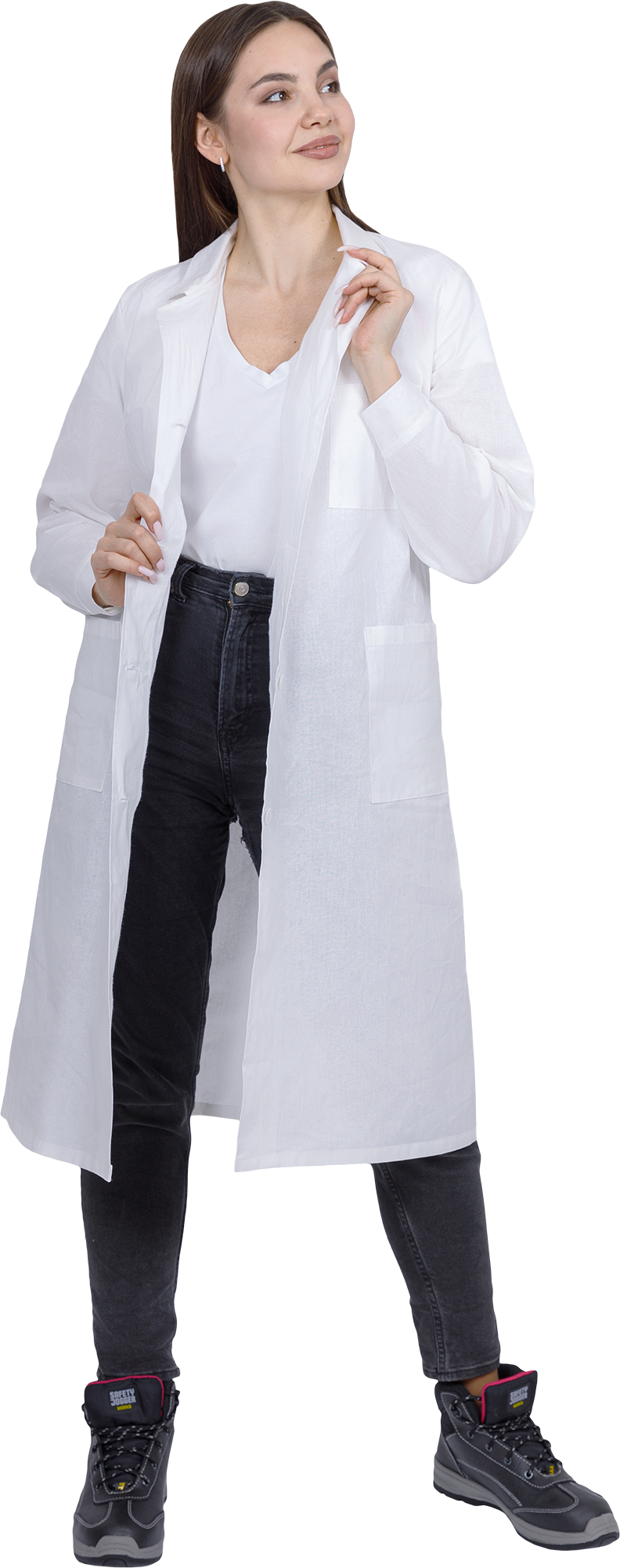 Халат БЯЗЬ женский от ОПЗ, белый