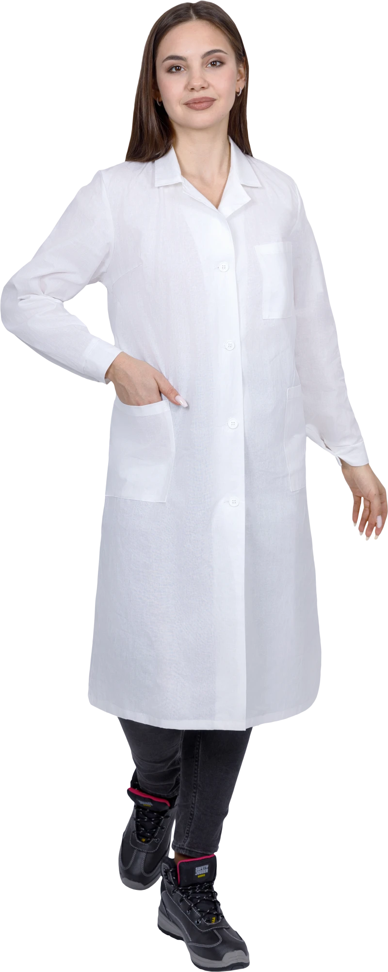 Халат БЯЗЬ женский от ОПЗ, белый