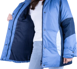 Куртка ВИРАЖ зимняя, василёк-т/синий, женская Кур 671