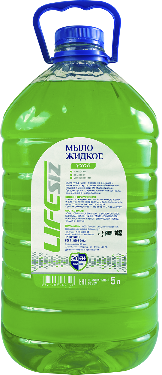 Жидкое мыло "Элен" канистра 5 л. Мою 045