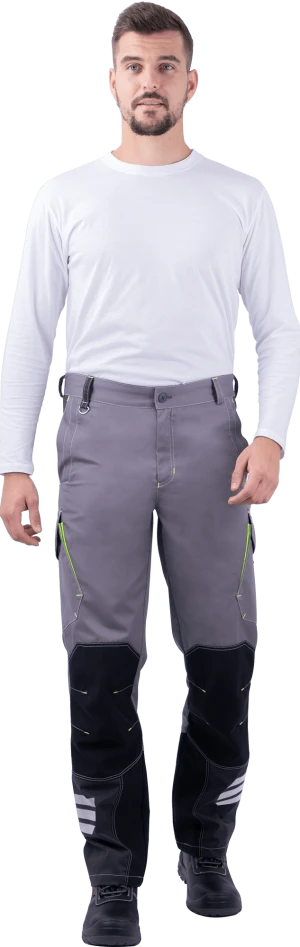 Брюки мужские ЭДВАНС от механических воздействий и ОПЗ,серый/темно-серый/черный Брю 616