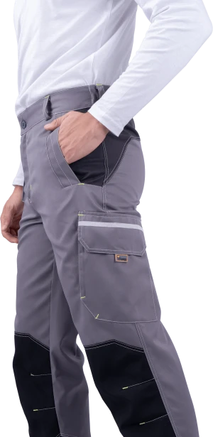 Брюки мужские ЭДВАНС от механических воздействий и ОПЗ,серый/темно-серый/черный Брю 616