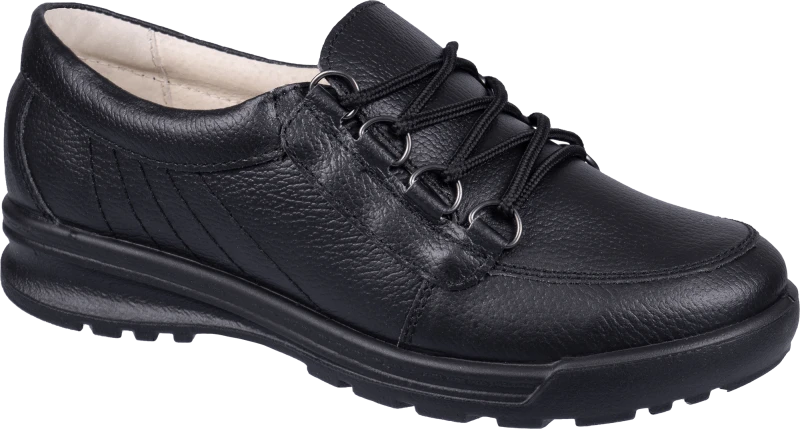 Туфли СВЕТА  (5964-07101), женские, кожаные ПУ  (черные) Туф 008