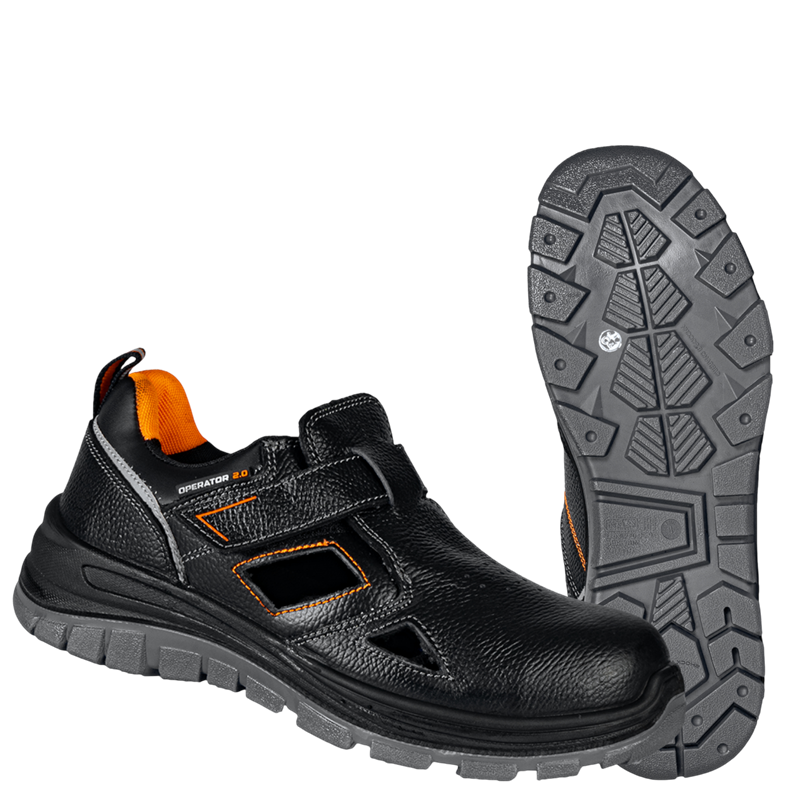 Полуботинки с перфорацией OPERATOR 2.0 с КП и КС, кожаные ПУ/ТПУ