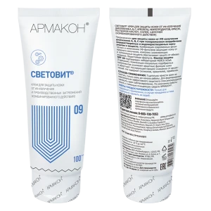 Крем СВЕТОВИТ от УФ-излучений диапазонов А В С (SPF30) 100 мл, (1358)