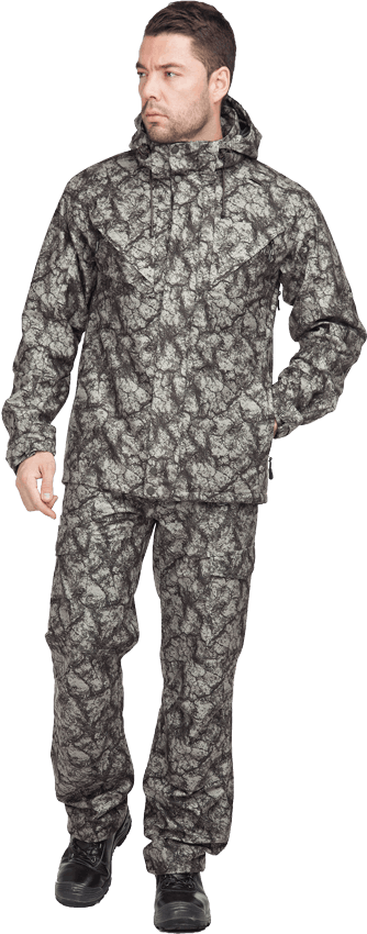 Куртка мужская АРГУТ, цвет оливковый/камни Кур 914