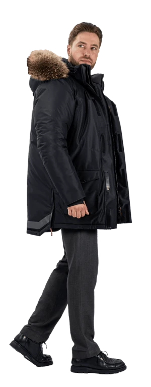 Куртка мужская iForm ORIGINAL от пониженных температур воздуха и ветра, механических воздействий и ОПЗ, черный