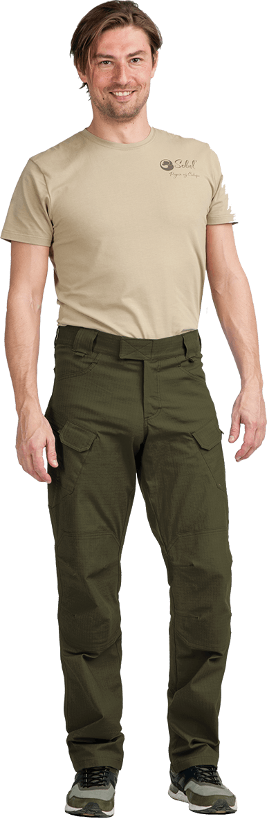 Брюки АЧЕЛМАН, олива Брю 626