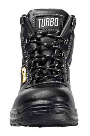 Ботинки TURBO с КП и КС, хромовые ПУ/нитрил (арт. А-113 TURBO КП ПУ/н КС / А - 102 кп,сетка,кс,ПУ/н / 113КП кевларовая стелька /  М122)