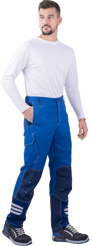 Брюки мужские ЭДВАНС от механических воздействий и ОПЗ, василек/синий Брю 617
