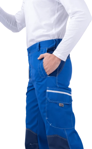 Брюки мужские ЭДВАНС от механических воздействий и ОПЗ, василек/синий Брю 617