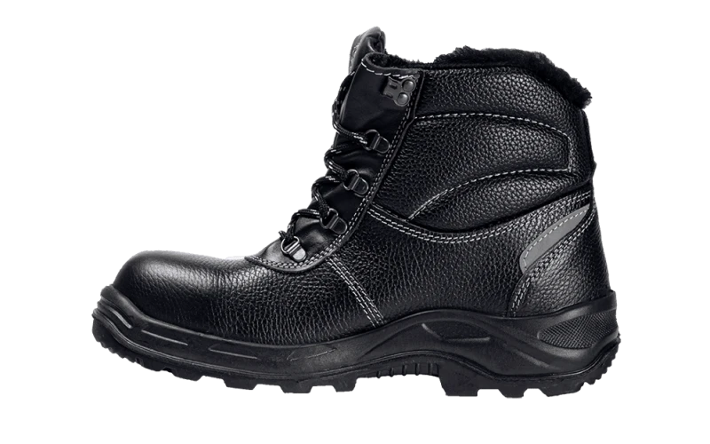 Ботинки TURBO с КП нат. мех, хромовые ПУ/нитрил (Бот. 120)