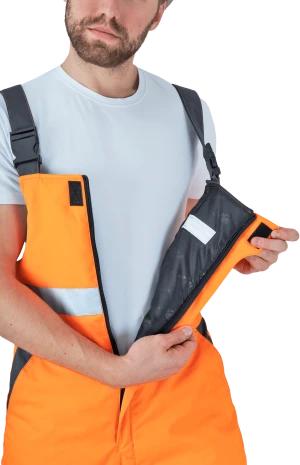 Костюм РЕФЛЕКТ-2 зимний, Со - 3-й класс защиты, Тнв - 4-й класс защ, флуоресцентный оранжевый-серый Кос 759