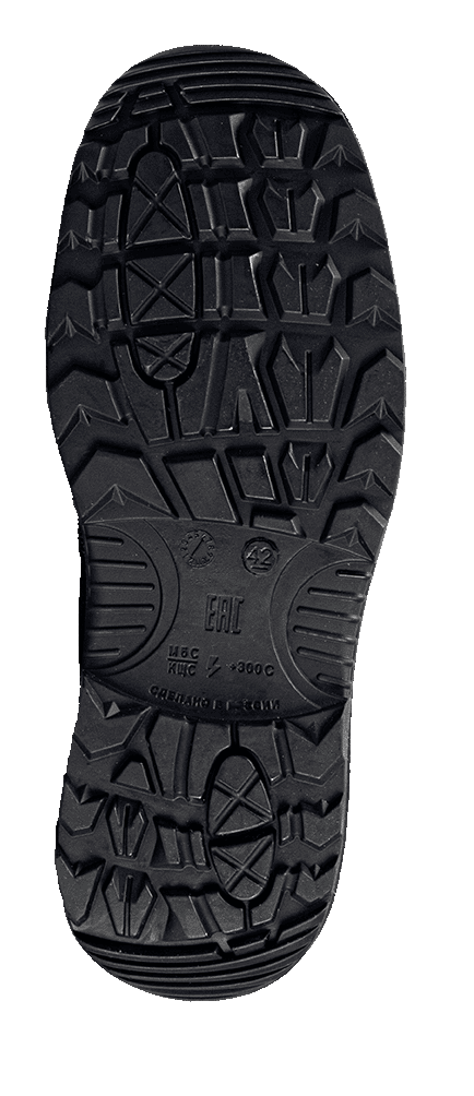 Ботинки TURBO с КП, хромовые ПУ/нитрил (Бот.113)