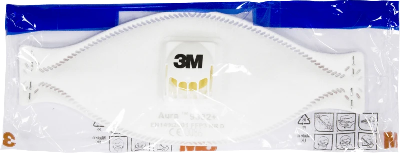 Респиратор 3M™ 9332 + Aura™, FFP3, с клапаном выдоха Рес 015